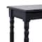 Black Traditional Wood Console Table, 32" x 32"